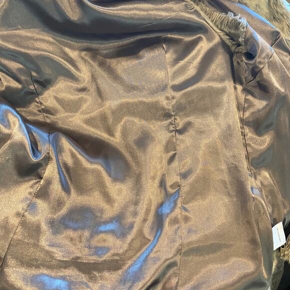 Romeo & Juliet Couture Faux Fur Wool Blend Knit Vest Sz M - Picture 5 of 7